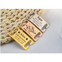 Custom Fancy Slide On Dog Tag, Silent Tag, Personalized Collar Tag, Dog Tag Engraved For Dog, Pet With Moutain Design Custom Fancy Slide On Dog Tag, Silent Tag, Personalized Collar Tag, Dog Tag Engraved For Dog, Pet With Moutain Design von SimoneDesignTimes