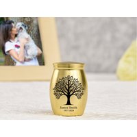 Custom Mini Urn, Urn For Human Ashes, Cremation Personalized in Loving Memory Memorial Funeral Urns, Ashes Keepsake von SimoneDesignTimes