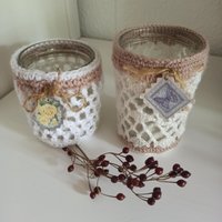 Windlicht-Shabby-Teelicht-Deko Windlicht-Shabby-Teelicht-Deko von SimoneNESY