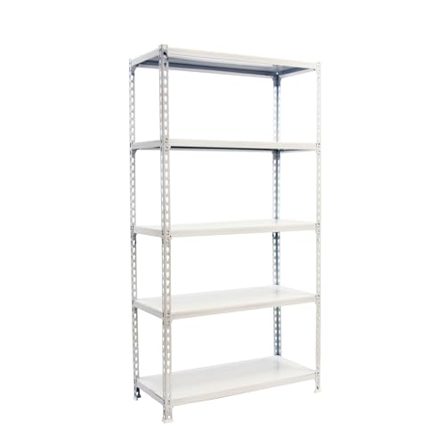 Metallregal ohne Schrauben Kit Simon Plus 5/300 Weiß/Weiß + Abdeckung von Simon Rack