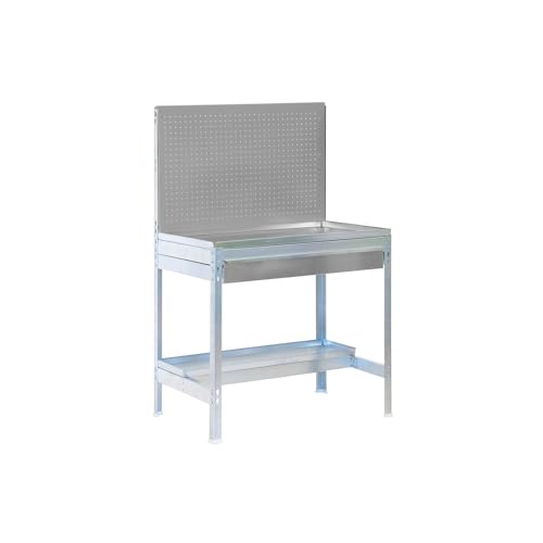 Simon Rack 1 x Werkbank Simongarden BT2 Box mit Rollen, 900 x 600 mm, verzinkt, 1515 x 900 x 600 mm von Simon Rack
