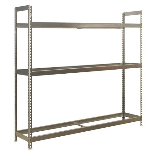 SimonRack Reifenregal, Reifenständer, 3 Ebenen, hohe Tragkraft 120 kg, 2000 x 1800 x 450 mm, Regal für 36 Reifen, verzinkt - Simonauto von Simonrack