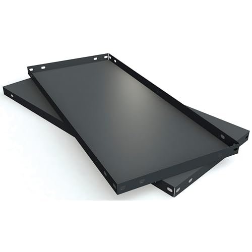 SimonRack SI069 Tablett, schwarz, 1100 x 300 mm von Simonrack
