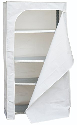 SimonRack Schutzhülle für Regale, 180x90x50 cm, Reißverschluss, Weiss von Simonrack