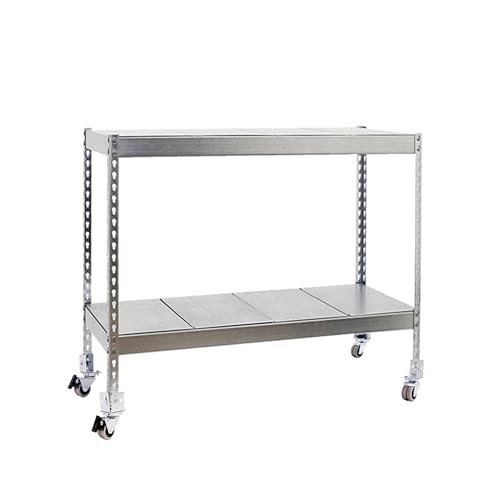 SimonRack SimonTaller Metallregal, 75 kg, 975 x 1200 x 450 mm, 2 Regale, Lagerregal, Industriegal, verzinkt von Simon Rack