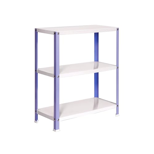 Simonrack 8425437062070 Metallregal mit Schrauben, 900 x 1000 x 400 mm, Violett/Weiß von Simon Rack