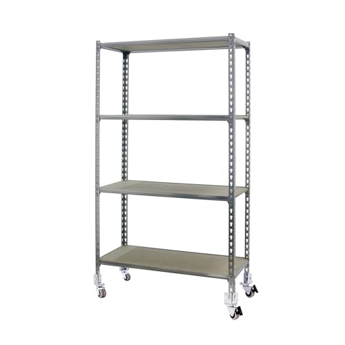 Simonrack Metallregal ohne Schrauben Kit Maderclick Mobile Mini 4/300 1500 GalVA/Holz von Simon Rack