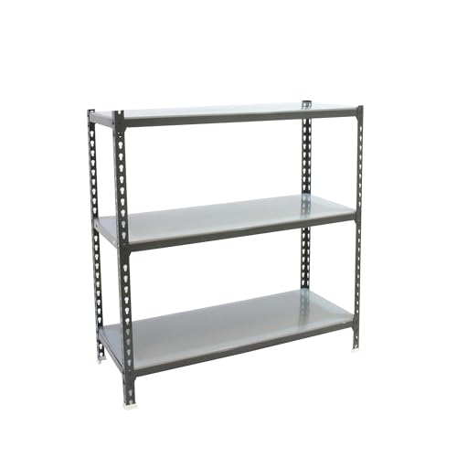 Simonrack Schwerlastregal, Lagerregal, 100x90x30 cm, Metallregal, Kellerregal, Biegestelle 180 kg, 3 Fachböden, Anthrazit/Verzinkt - Simonclick von Simonrack