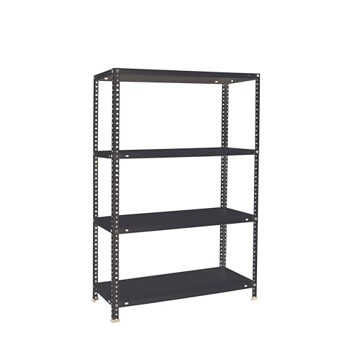 Simonrack Schwerlastregal, Lagerregal, 150x110x50 Metallregal, Kellerregal, Biegestelle 90 kg, 4 Fachböden, Antracite - Comfort von Simonrack