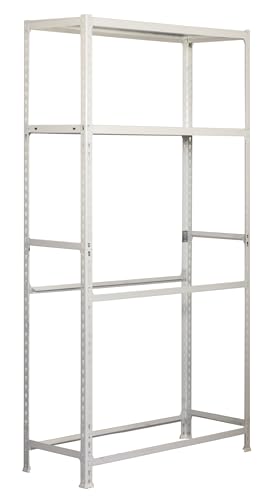 simonrack simongarage megaplus 4/400-Set Regal weiß von Simonrack