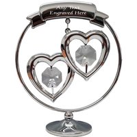Personalisierte Gravierte Crystocraft Doppel Herz Ornament Mit Klaren Kristallen Ideal Für Geburtstag Muttertag Weihnachtsgeschenk Personalisierte Gravierte Crystocraft Doppel Herz Ornament Mit Klaren Kristallen Ideal Für Geburtstag Muttertag Weihnachtsgeschenk von SimonsGifts4u