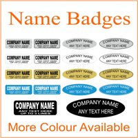 Personalisierte Gravur Namensschild Rechteck/Oval Mit Oder Ohne Rand Viele Farben Erhältlich von SimonsGifts4u