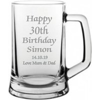 Personalisierter 30. Geburtstag Design Pint Glasbecher in Einer Papierbox Personalisierter 30. Geburtstag Design Pint Glasbecher in Einer Papierbox von SimonsGifts4u