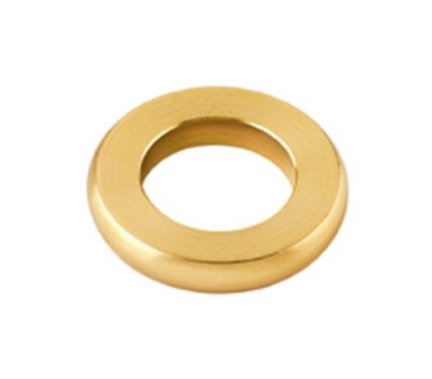 Simonswerk Laufring für Konstruktionsbänder, 1 Loch, 16 mm, Außen ø 28 mm, Messing unbehandelt, Klassisch von Simonswerk