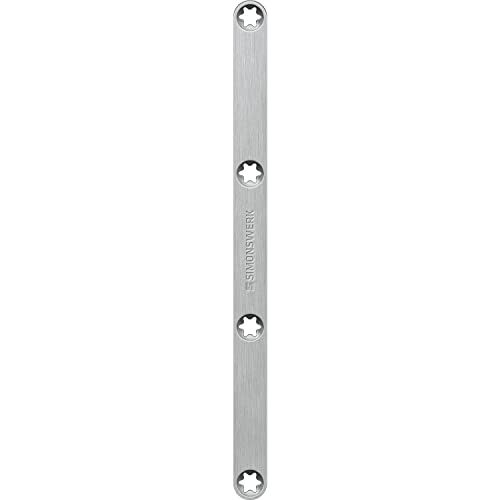SIMONSWERK Magnetplatte Keep Close KCM50/G für Holztüren, Magnetschnäpper 145x6mm, Edelstahl matt von Simonswerk