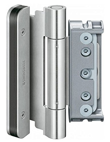 Simonswerk Protect 4010 3D FD 3 Stk. Edelstahl, Modern, grau, Poliert von Simonswerk