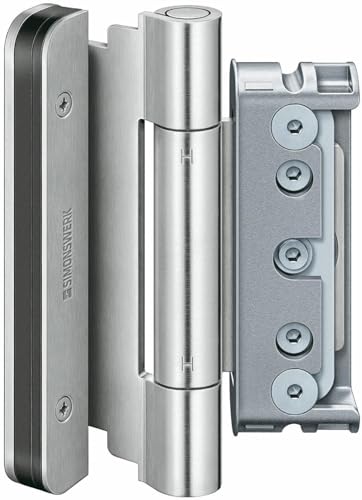Türband BAKA Protect 4010 3D FD o. Stiftsich. 1 Satz= 3 Stk.Stahl verz. silber von Simonswerk