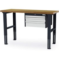 Simplaflex Arbeitstisch, BxH: 150 x 106 cm, Stahlblech - bunt von Simplaflex