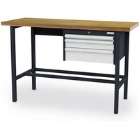 Simplaflex Arbeitstisch, BxH: 150 x 96 cm, Stahlblech - bunt von Simplaflex