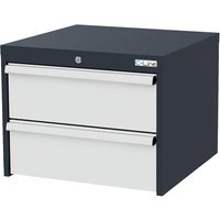 Simplaflex Hängeschrank, BxHxT: 60 x 48 x 57,5 cm - grau von Simplaflex