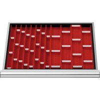 Simplaflex Muldenplatten, BxT: 600 x 450 mm, Kunststoff - rot von Simplaflex