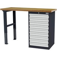 Simplaflex Reihenwerkbank, BxH: 150 x 106 cm, Stahlblech - bunt von Simplaflex