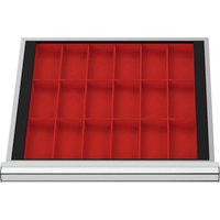 Simplaflex Schubladenorganizer, BxT: 500 x 450 mm, Kunststoff - rot Simplaflex Schubladenorganizer, BxT: 500 x 450 mm, Kunststoff - rot von Simplaflex