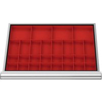 Simplaflex Schubladenorganizer, BxT: 600 x 450 mm, Kunststoff - rot von Simplaflex