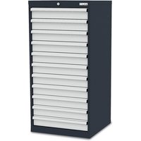 Simplaflex Schubladenschrank, BxHxT: 60 x 122 x 57,5 cm - grau von Simplaflex