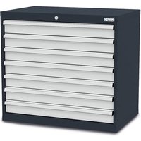 Simplaflex Schubladenschrank, BxHxT: 90 x 82 x 57,5 cm - grau von Simplaflex