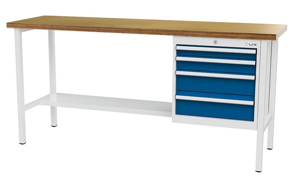 Simplaflex Werkbank Simplaflex Kastenwerkbank mit 4 Schubladen Simplaflex Werkbank Simplaflex Kastenwerkbank mit 4 Schubladen von Simplaflex