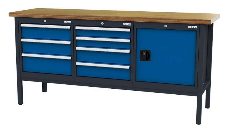 Simplaflex Werkbank Simplaflex Kastenwerkbank mit 7 Schubladen + 1 Türe Simplaflex Werkbank Simplaflex Kastenwerkbank mit 7 Schubladen + 1 Türe von Simplaflex