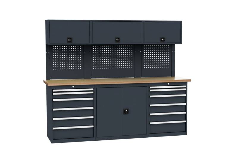 Simplaflex Werkstatt-Set Simplaflex Werkstatt Set - BxTxH: 2300 x 600 x 1950 mm, BxTxH: 230 x 60 x 195 cm von Simplaflex