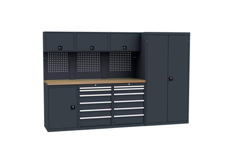 Simplaflex Werkstatt-Set Simplaflex Werkstatt Set - BxTxH: 3000 x 600 x 1950 mm von Simplaflex