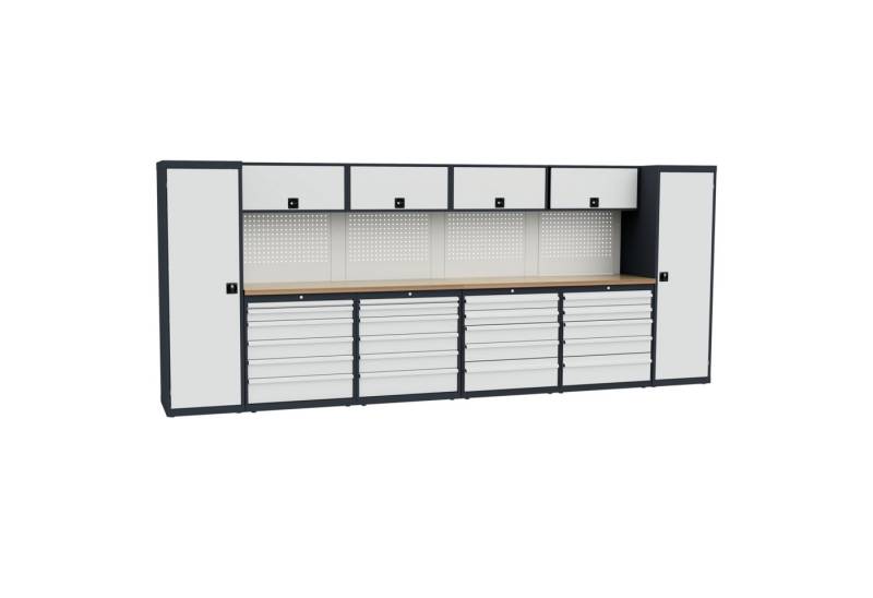 Simplaflex Werkstatt-Set Simplaflex Werkstatt Set - BxTxH: 4800 x 600 x 1950 mm, BxTxH: 480 x 60 x 195 cm von Simplaflex