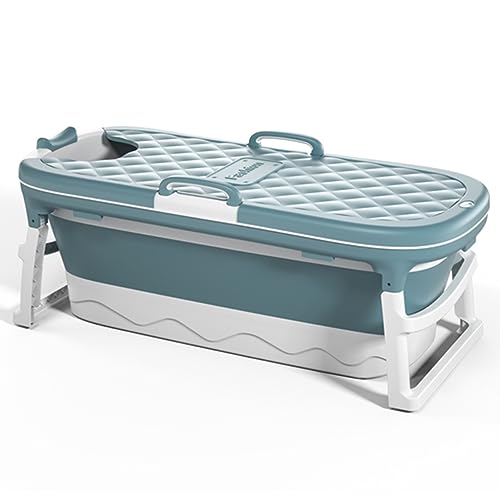 Simple Fix Badewanne - 138 cm - Faltbare Badewanne - Sitzbadewanne - Erwachsenen - 220L - Extra Lang - Blau von Simple Fix