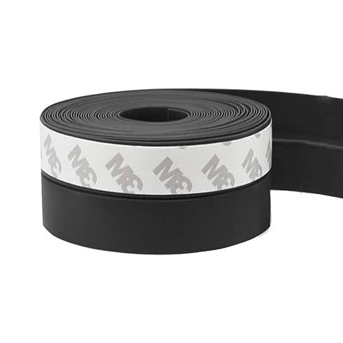 Simple Fix Zugluftstopper für Türen - 500 cm x 4.5 cm - Türdichtung - Zugstopper Haustür und Fenster, Windstopper - Tür Dichtungsband Selbstklebend und Isolierend - Schwarz von Simple Fix