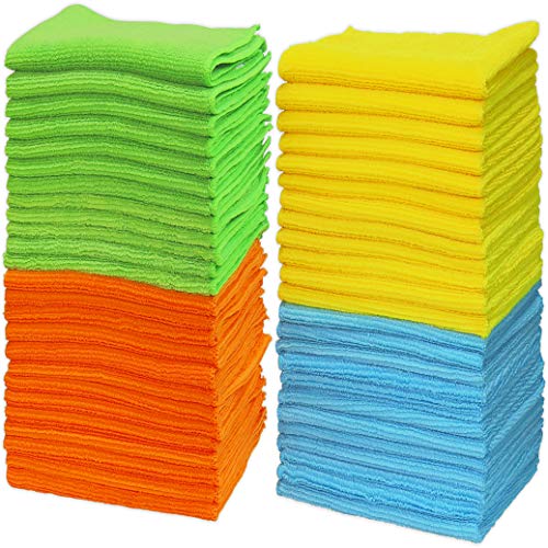 Simple Houseware 50er-Pack Mikrofaser-Reinigungstücher (12 x 12) von Simple Houseware