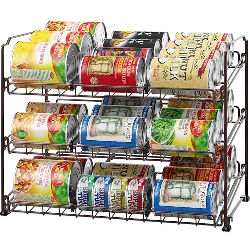 Simple Houseware Stapelbarer Dosenregal-Organizer von SimpleHouseware, Bronze Simple Houseware Stapelbarer Dosenregal-Organizer von SimpleHouseware, Bronze von Simple Houseware