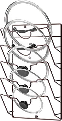 Simple Houseware Topfdeckelständer zur Wandmontage, bronzefarben von Simple Houseware