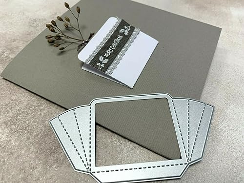 Stanzschablone/ Cutting dies Tasche / Geschenkfach f. Karte, 5x6 cm von Simple Lettering est. 2017