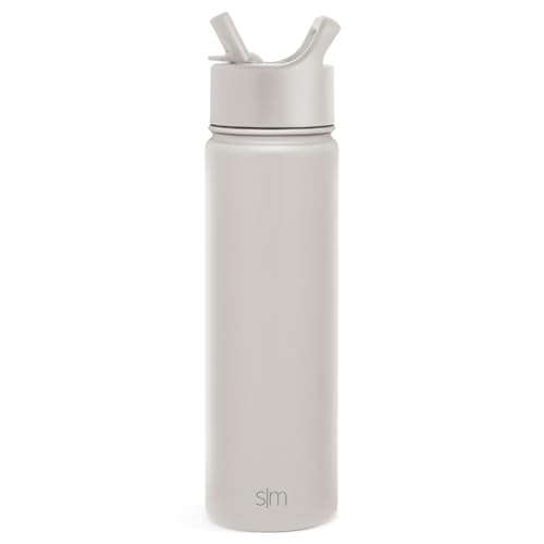 Simple Modern Trinkflasche mit Strohhalm | Wasserflasche Edelstahl Isolierte für den Sport Fitnessstudio | Summit | 650ml | Almond Birch Simple Modern Trinkflasche mit Strohhalm | Wasserflasche Edelstahl Isolierte für den Sport Fitnessstudio | Summit | 650ml | Almond Birch von Simple Modern
