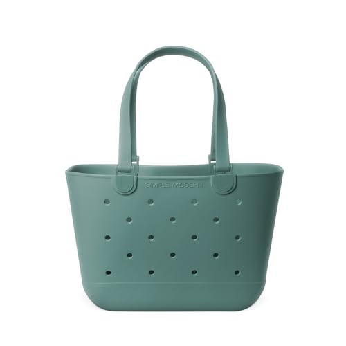 Simple Modern Strandtasche aus Gummi | Wasserdichte große Tragetasche mit Reißverschlusstasche für Strand, Pool, Boot, Einkäufe und Sport | Getaway Bag Collection | Laguna von Simple Modern