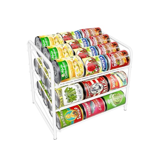 Simple Trending Dosenregal, stapelbarer Dosenspender für bis zu 36 Dosen für Küchenschrank oder Speisekammer von Simple Trending