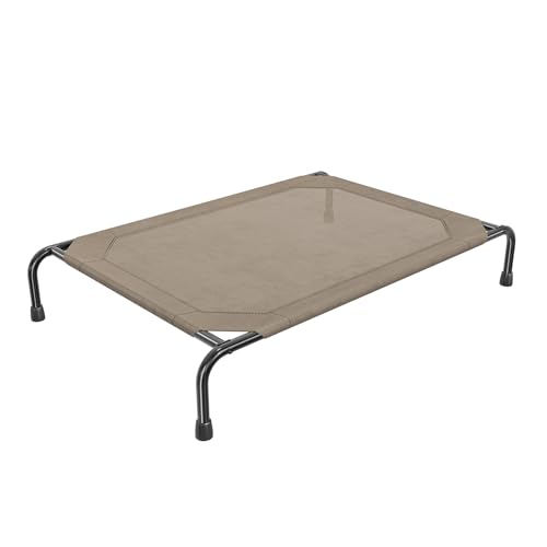 Simple Trending Hochbett für große Hunde, wasserdichtes L-Haustierbett, atmungsaktiv, großes Bett, Traglast 136 kg, Braun Simple Trending Hochbett für große Hunde, wasserdichtes L-Haustierbett, atmungsaktiv, großes Bett, Traglast 136 kg, Braun von Simple Trending