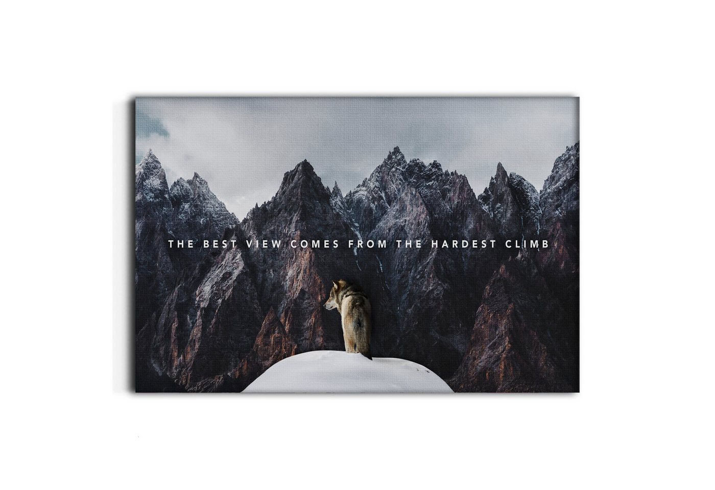 SimpleCanvas Wandbild Best View - Leinwandbild Motivation, Wandbild Schöner Blick, Reich, Motivation SimpleCanvas Wandbild Best View - Leinwandbild Motivation, Wandbild Schöner Blick, Reich, Motivation von SimpleCanvas