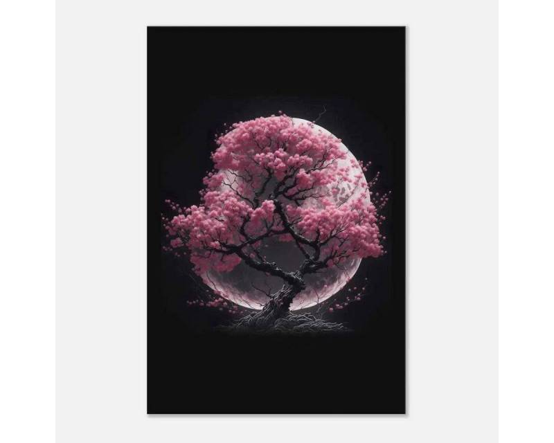 SimpleCanvas Wandbild Cherry Blossom Tree - Leinwandbild Japanisch SimpleCanvas Wandbild Cherry Blossom Tree - Leinwandbild Japanisch von SimpleCanvas