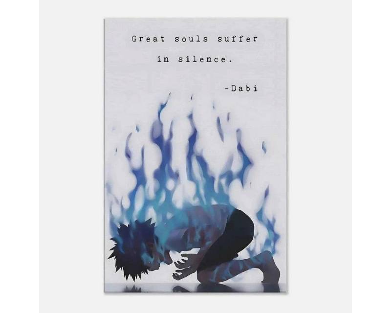 SimpleCanvas Wandbild Dabi Boku no Hero - Anime Leinwandbild, Wandbild My Hero Academia, Dabi traurig SimpleCanvas Wandbild Dabi Boku no Hero - Anime Leinwandbild, Wandbild My Hero Academia, Dabi traurig von SimpleCanvas
