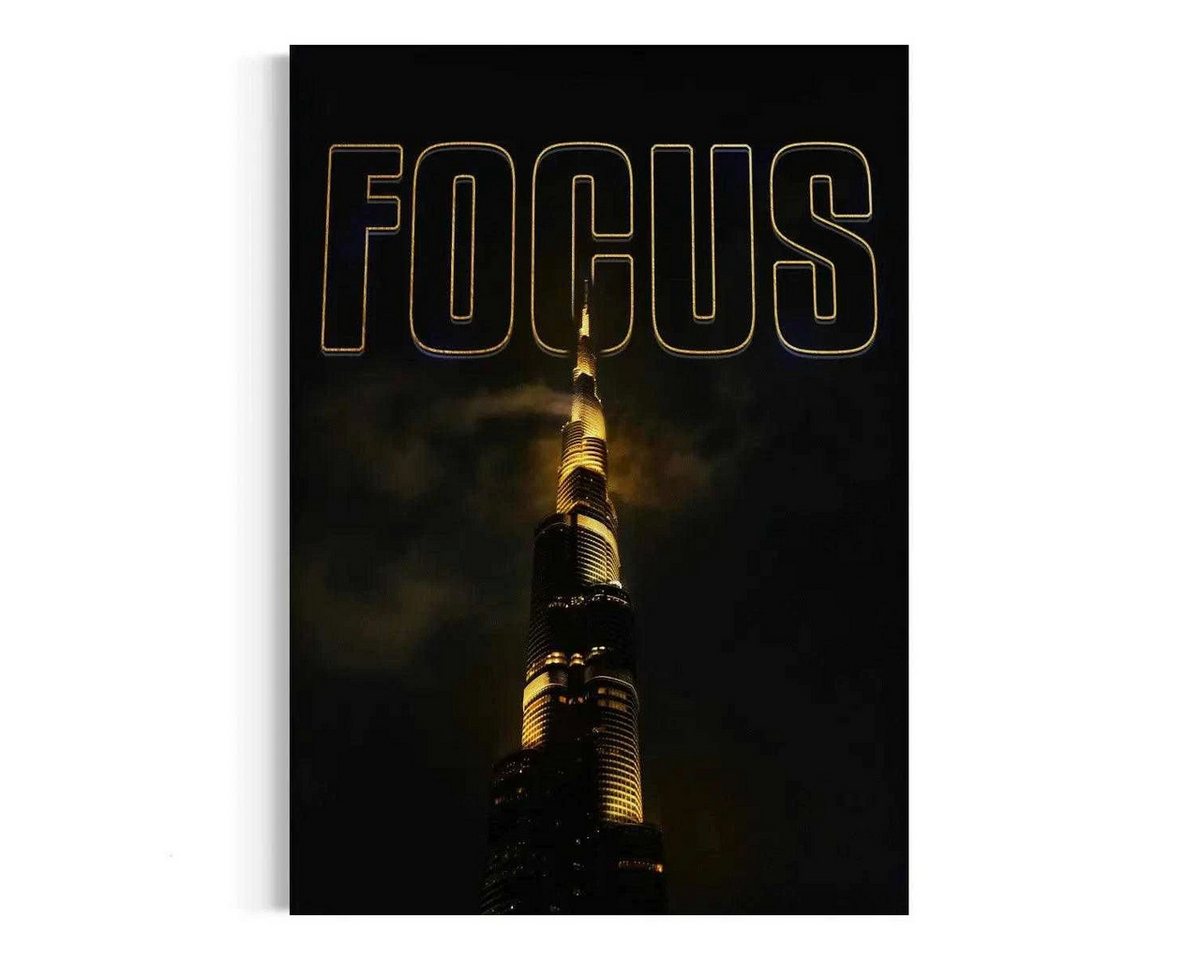 SimpleCanvas Wandbild FOCUS - Leinwandbild Motivation SimpleCanvas Wandbild FOCUS - Leinwandbild Motivation von SimpleCanvas