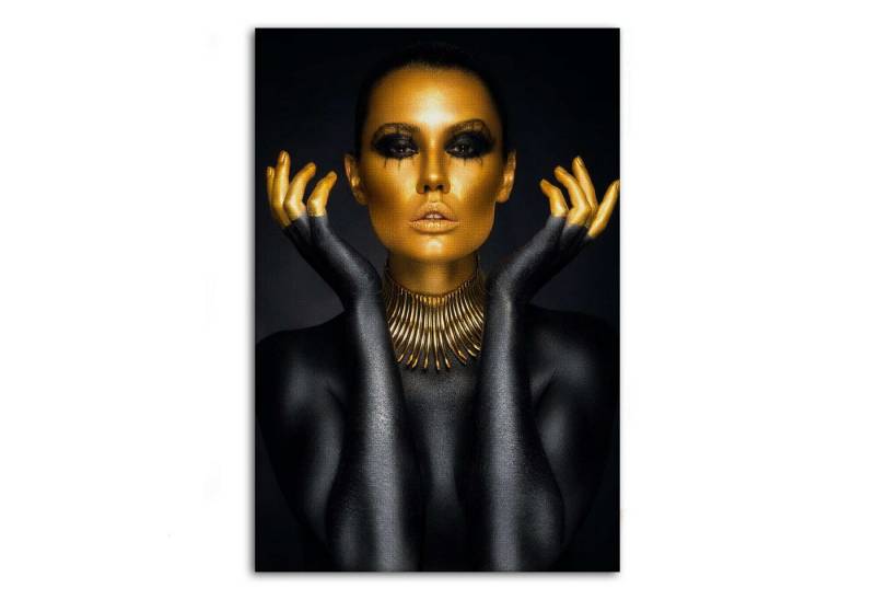 SimpleCanvas Wandbild Golden Face III - Leinwandbild Luxuriös, Wandbild Goldenes Gesicht, Geld, Luxuriös, Modern SimpleCanvas Wandbild Golden Face III - Leinwandbild Luxuriös, Wandbild Goldenes Gesicht, Geld, Luxuriös, Modern von SimpleCanvas